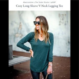 Abercrombie & Fitch Cozy Long Sleeve Legging Tee